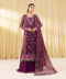 3 Piece - Embroidered Chiffon Suit